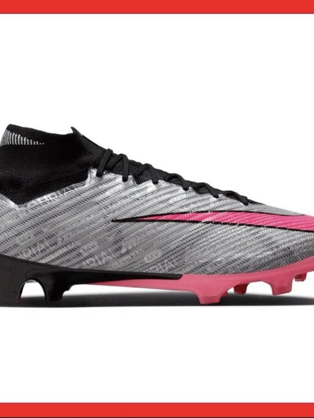 Nike Zoom Superfly 9 Elite XXV FG P Silver Pink FJ2970-060 Men’s Size 10.5